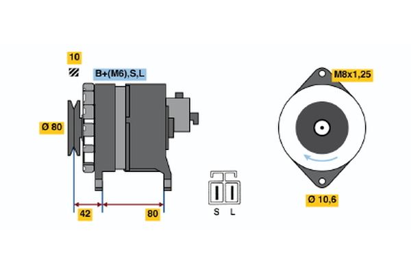 BOSCH Generátor 0986038930_BOSCH