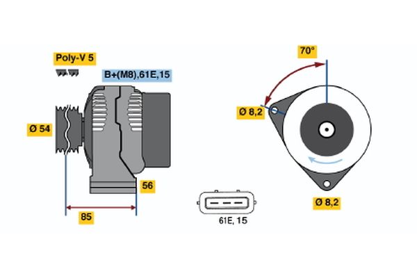 BOSCH Generátor 0986039730_BOSCH