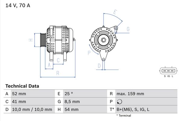 BOSCH Generátor 0986040471_BOSCH