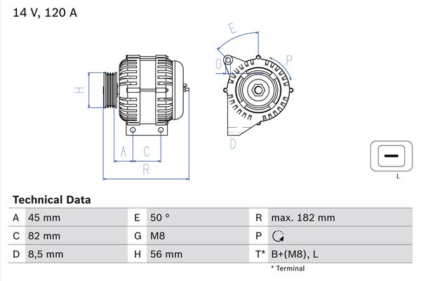 BOSCH Generátor 0986041150_BOSCH