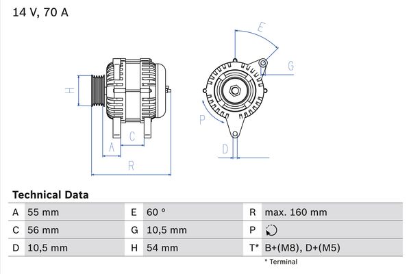 BOSCH Generátor 0986041240_BOSCH