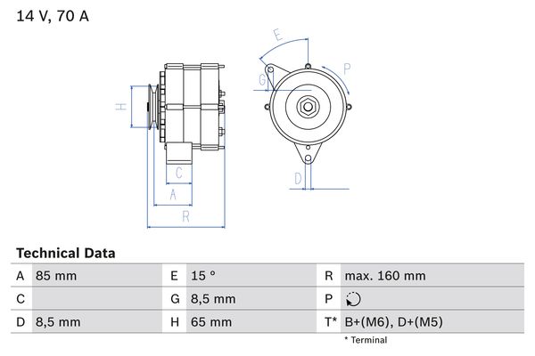 BOSCH 0986041620_BOSCH Generátor