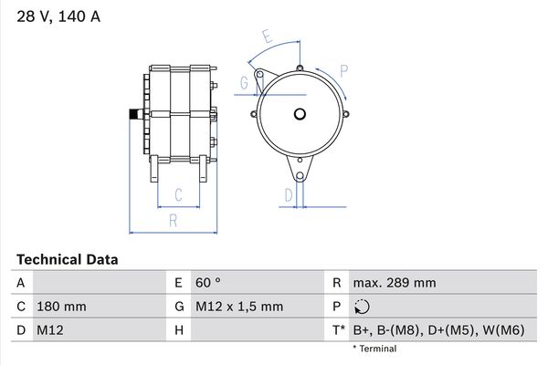 BOSCH Generátor 0986041640_BOSCH