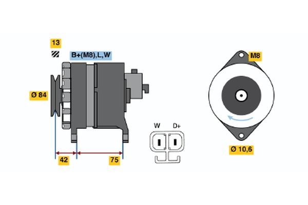 BOSCH Generátor 0986041791_BOSCH