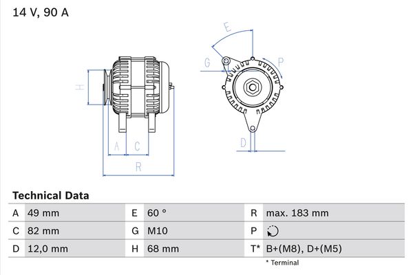 BOSCH Generátor 0986041970_BOSCH