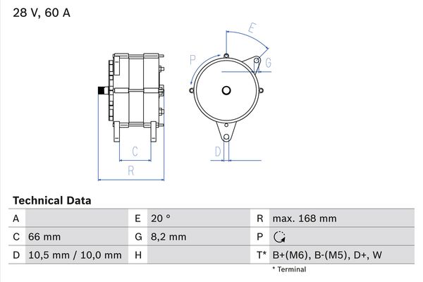 BOSCH Generátor 0986042051_BOSCH