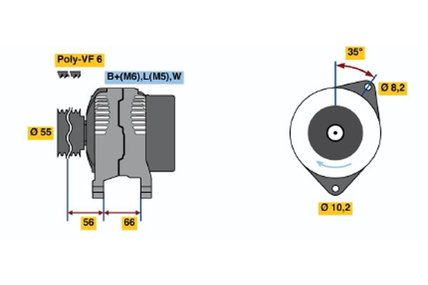 BOSCH Generátor 0986042141_BOSCH