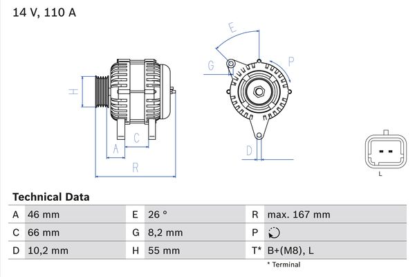 BOSCH Generátor 0986042181_BOSCH