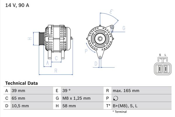 BOSCH Generátor 0986042680_BOSCH