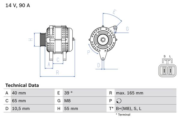 BOSCH Generátor 0986042690_BOSCH