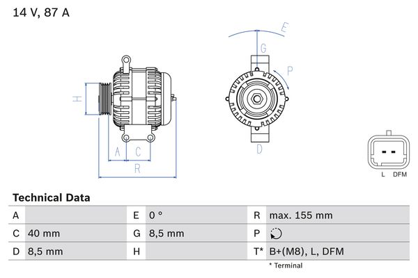 BOSCH Generátor 0986042720_BOSCH