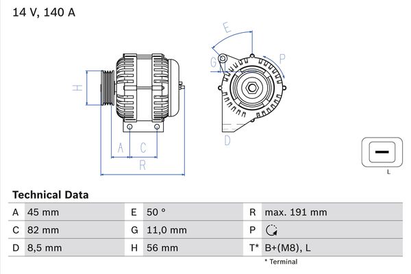 BOSCH Generátor 0986042840_BOSCH