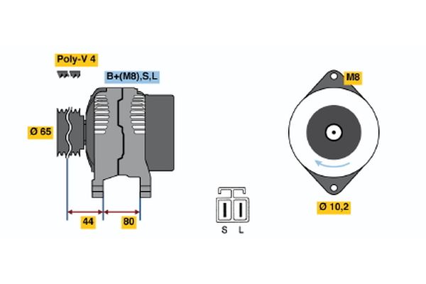 BOSCH Generátor 0986042951_BOSCH