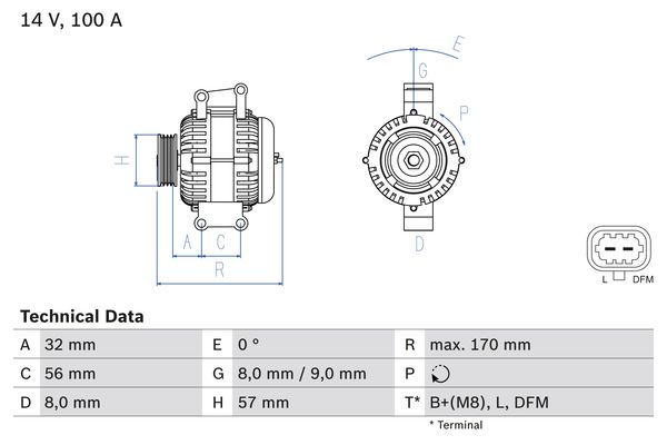 BOSCH Generátor 0986044010_BOSCH