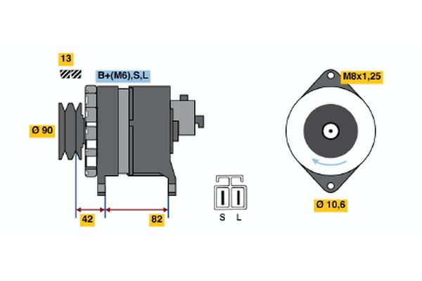 BOSCH Generátor 9120335001_BOSCH