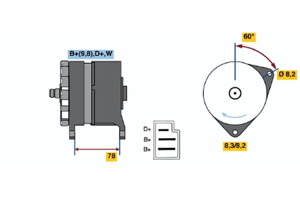 BOSCH Generátor 0986044571_BOSCH