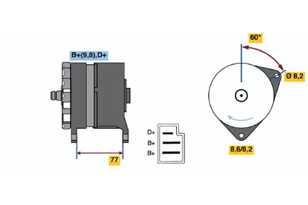 BOSCH Generátor 0986044601_BOSCH