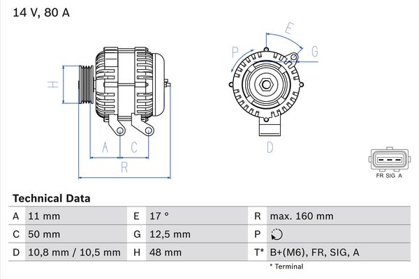 BOSCH Generátor 0986044701_BOSCH