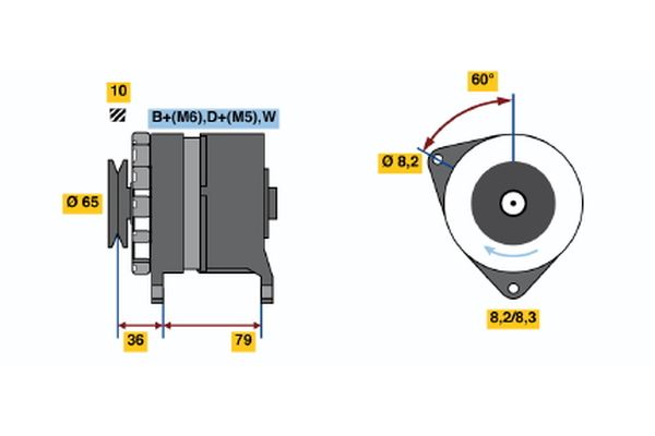 BOSCH Generátor 0986044751_BOSCH