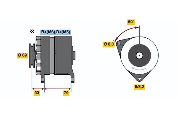 BOSCH Generátor 0986044781_BOSCH