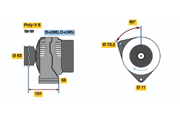 BOSCH Generátor 0986045191_BOSCH