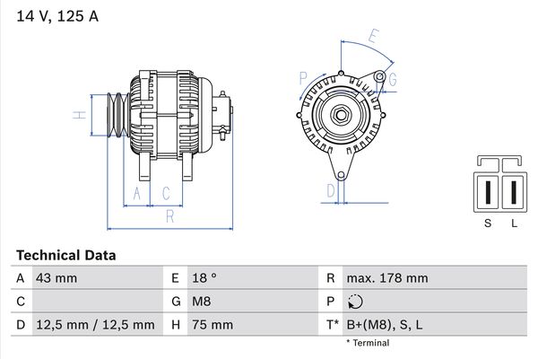 BOSCH Generátor 0986045611_BOSCH