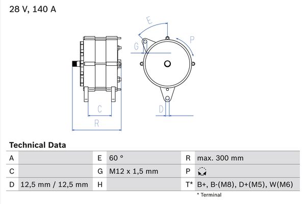 BOSCH Generátor 0986045990_BOSCH