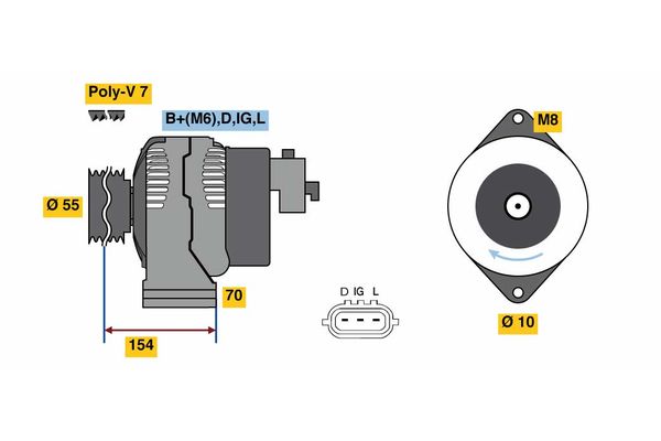 BOSCH Generátor 0986046541_BOSCH