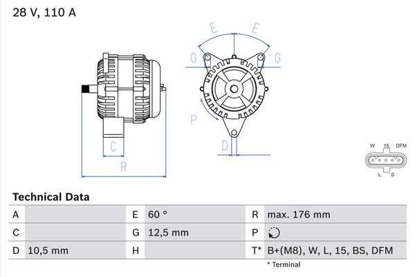 BOSCH Generátor 0986047520_BOSCH