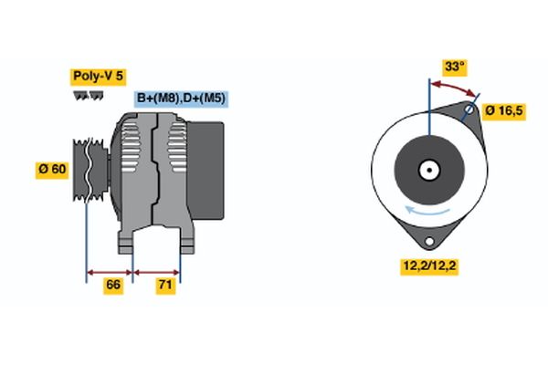 BOSCH Generátor 0986047751_BOSCH