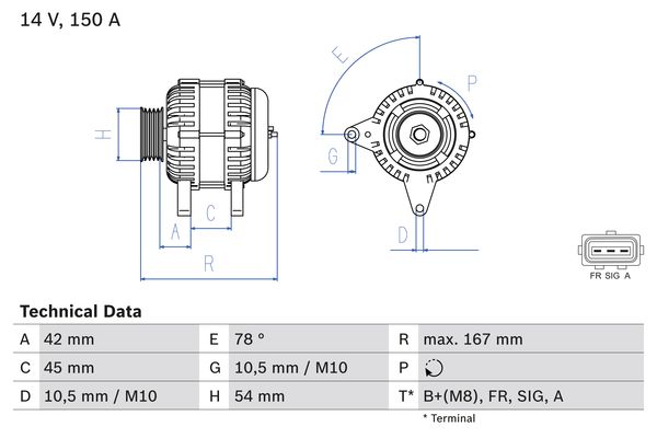 BOSCH Generátor 0986049071_BOSCH