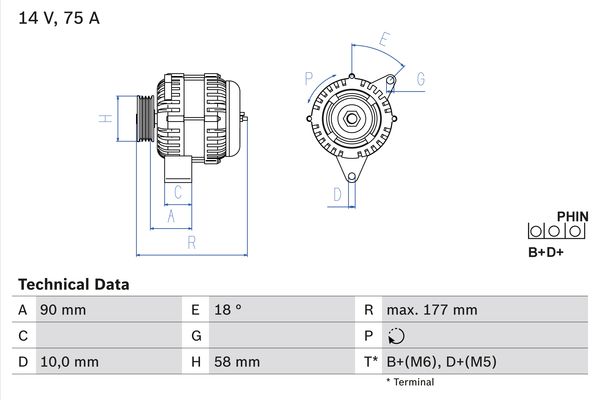 BOSCH Generátor 0986049111_BOSCH