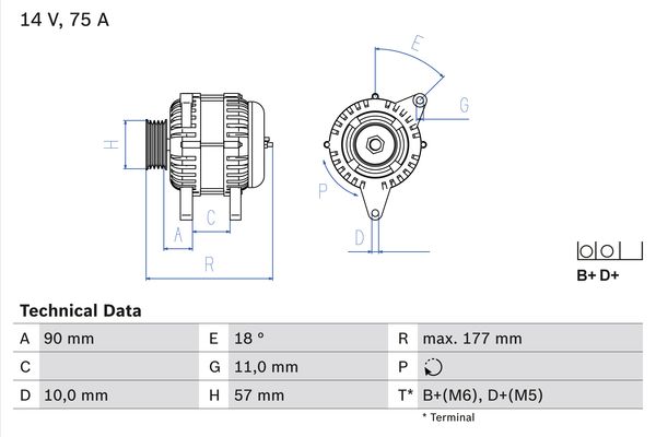 BOSCH Generátor 0986049131_BOSCH