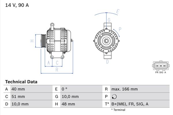 BOSCH Generátor 0986049141_BOSCH