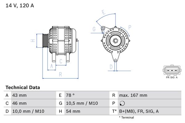 BOSCH Generátor 0986049171_BOSCH