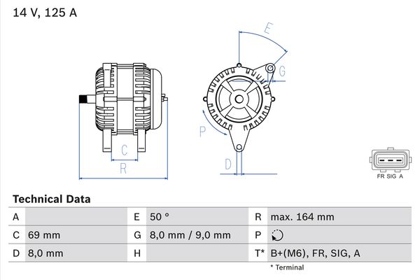 BOSCH Generátor 0986049181_BOSCH