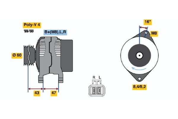 BOSCH Generátor 0986049201_BOSCH