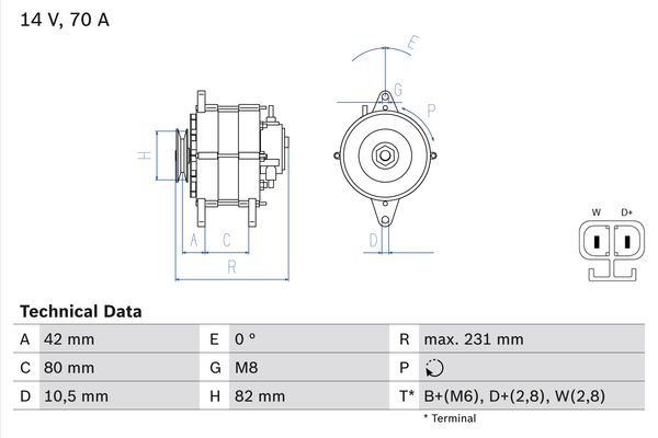 BOSCH Generátor 0986049730_BOSCH