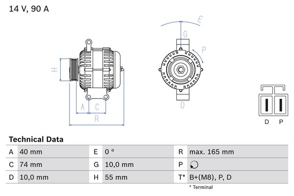 BOSCH Generátor 0986080320_BOSCH