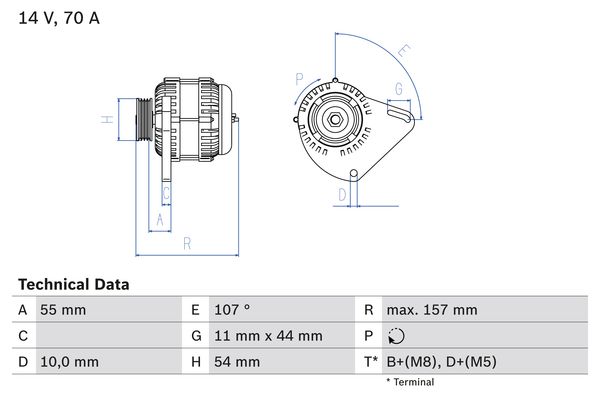 BOSCH Generátor 0986080490_BOSCH