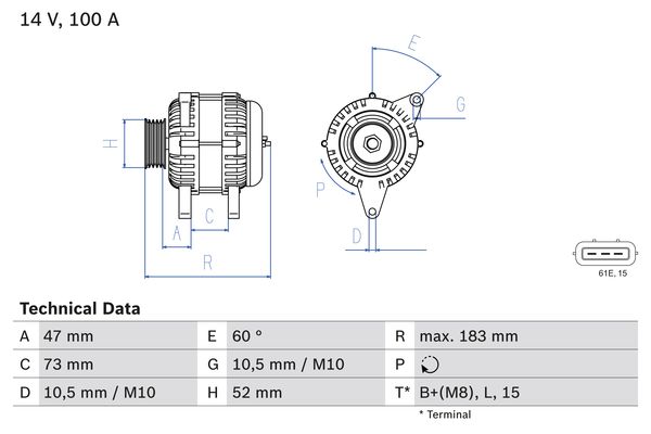 BOSCH Generátor 0986080920_BOSCH