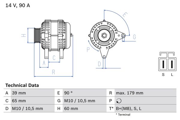 BOSCH Generátor 0986083480_BOSCH