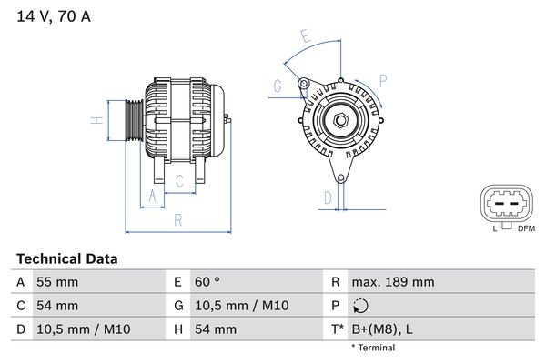 BOSCH Generátor 0986083580_BOSCH