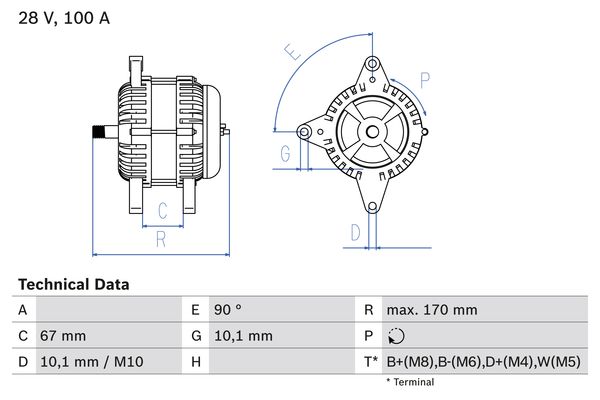 BOSCH Generátor 0986084180_BOSCH