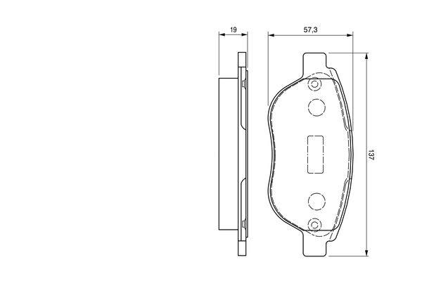 BOSCH Első fékbetét 0986424659_BOSCH