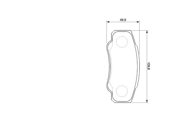 BOSCH Hátsó fékbetét 0986424704_BOSCH