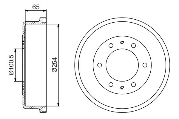 BOSCH Fékdob 0986477163_BOSCH