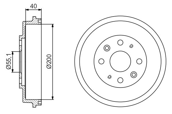 BOSCH Fékdob 0986477191_BOSCH