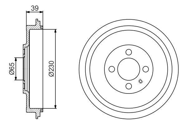 BOSCH Fékdob 0986477194_BOSCH