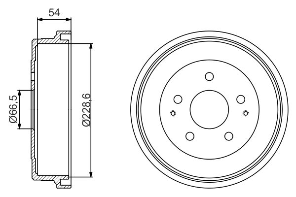 BOSCH Fékdob 0986477230_BOSCH